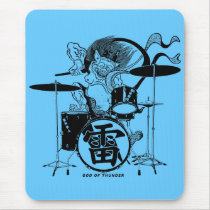 RAIJIN Mousepadドラマー マウスパッド