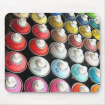 Spraypaintの缶 マウスパッド