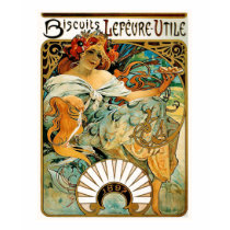 Tシャツ:  Mucha - UtileビスケットLefevre
