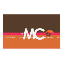 *TBA Winner* MC Mackinaw都市、MIのステッカー 長方形シール・ステッカー