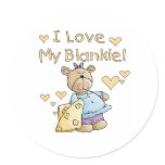 Teddy Bear with Blanket Sticker