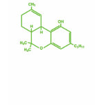 THC Marijuana Molecule T Shirt