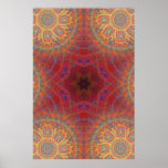 Trippy Poster: Psychedelic Radial Artwork