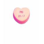 Valentine's Day Heart Candy - Custom Message T Shirts