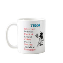 Virgoのホロスコープの黄道帯の印 マグ