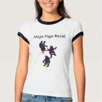 Wizard101 NinjaのブタのTシャツ-女性