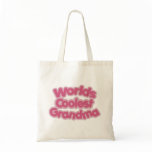 Worlds Coolest Grandma Canvas Bags