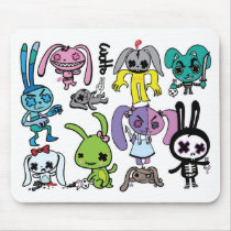 wotto Mousepad -邪悪なバニー マウスパッド