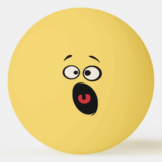 おびえさせていたおもしろいな顔の卓球の球 卓球ボール Zazzle Co Jp おびえさせていたおもしろいな顔の卓球の球 卓球ボール Zazzle Co Jp