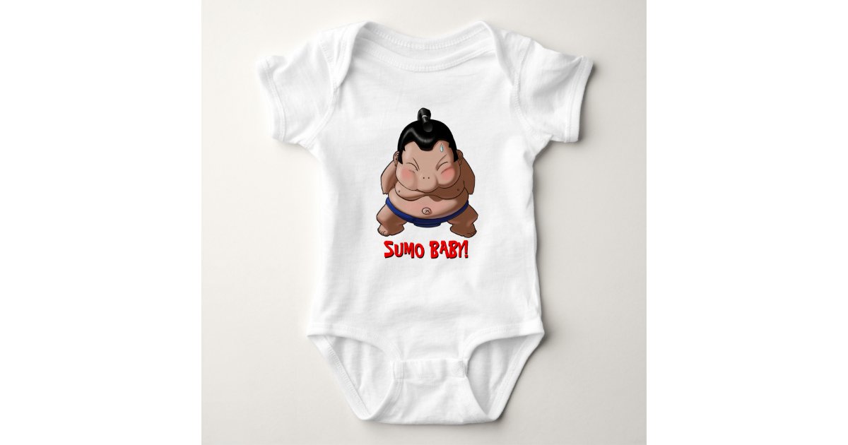 おもしろいでかわいい相撲のベビーのレスリング選手 ベビーボディスーツ Zazzle Co Jp おもしろいでかわいい相撲のベビーのレスリング選手 ベビーボディスーツ Zazzle Co Jp