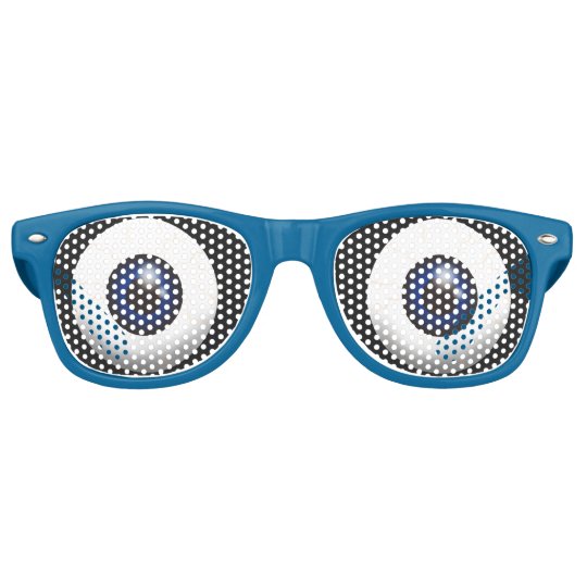 おもしろいで大きい青い目 レトロサングラス Zazzle Co Jp おもしろいで大きい青い目 レトロサングラス Zazzle Co Jp