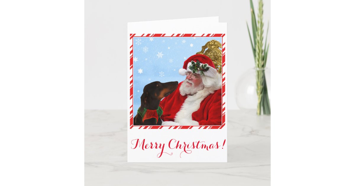 おもしろいで かわいいドーベルマン犬犬 サンタのクリスマスカード シーズンカード Zazzle Co Jp おもしろいで かわいいドーベルマン犬犬 サンタのクリスマスカード シーズンカード Zazzle Co Jp