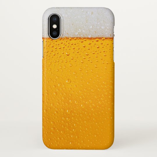 おもしろいなビールガラスのクローズアップ Iphoneケース Zazzle Co Jp