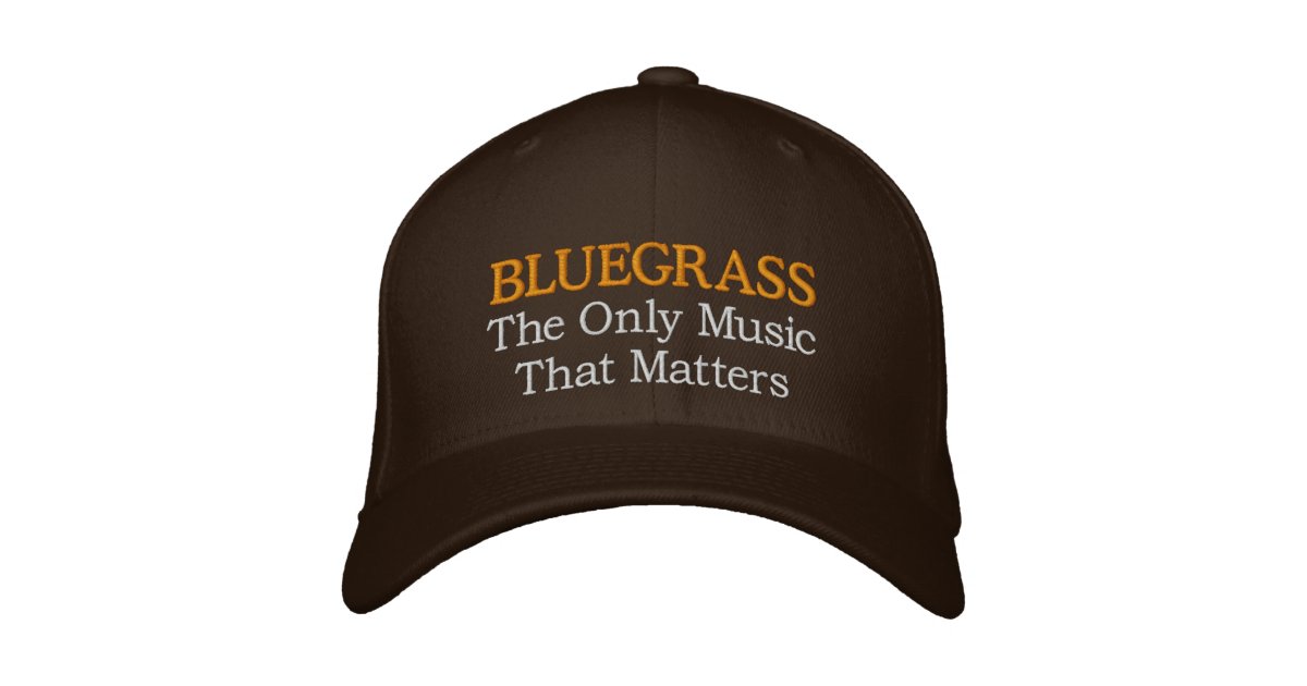 おもしろいな刺繍のbluegrassの帽子 刺繍入りキャップ Zazzle Co Jp おもしろいな刺繍のbluegrassの帽子 刺繍入りキャップ Zazzle Co Jp