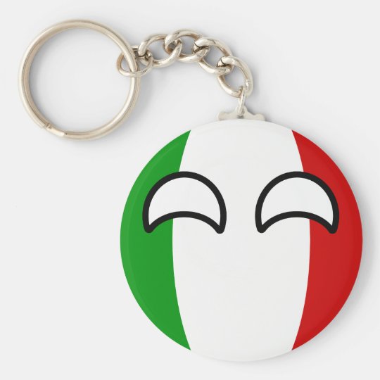 おもしろいな向くオタク系のなイタリアcountryball キーホルダー Zazzle Co Jp