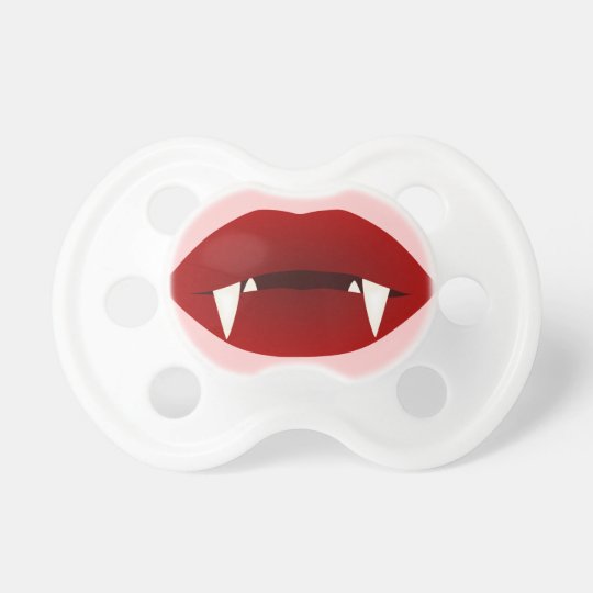 おもしろいな吸血鬼の牙の調停者 おしゃぶり Zazzle Co Jp