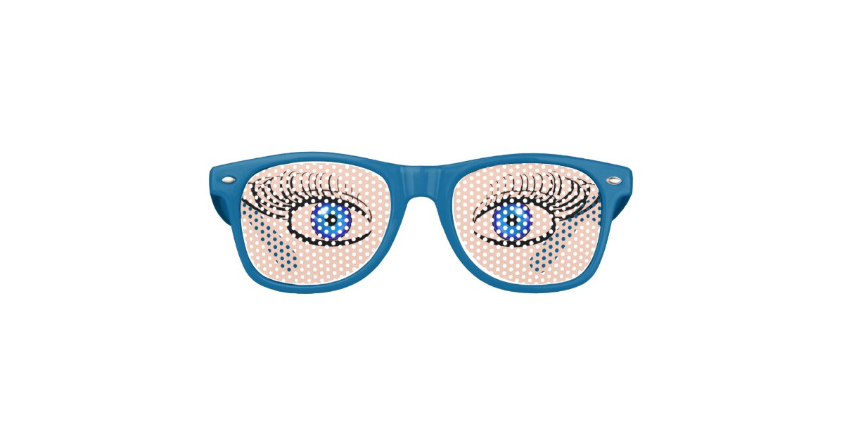 おもしろいな青い目ガラス レトロサングラス Zazzle Co Jp おもしろいな青い目ガラス レトロサングラス Zazzle Co Jp