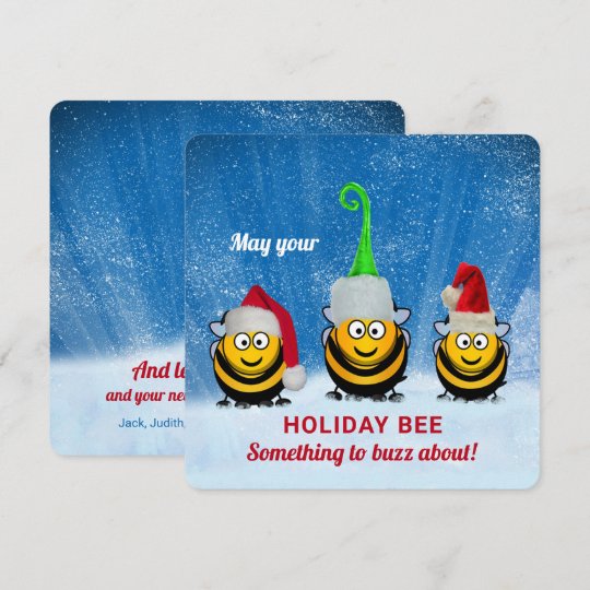 お休みのハチさんに何かうるさくお願いします 招待状 Zazzle Co Jp