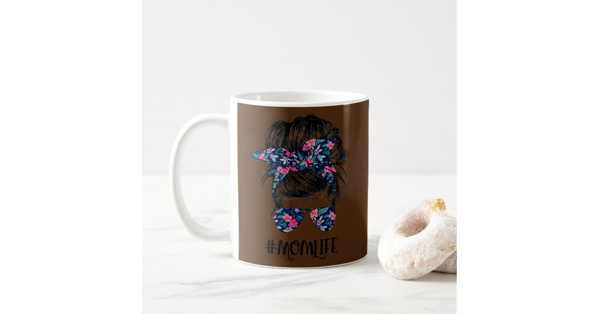 お母さんの人生が乱れた髪の毛に女性の母のおもしろい日 コーヒーマグカップ Zazzle Co Jp