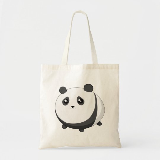 かわいいかわいいのぽっちゃりしたパンダくま トートバッグ Zazzle Co Jp