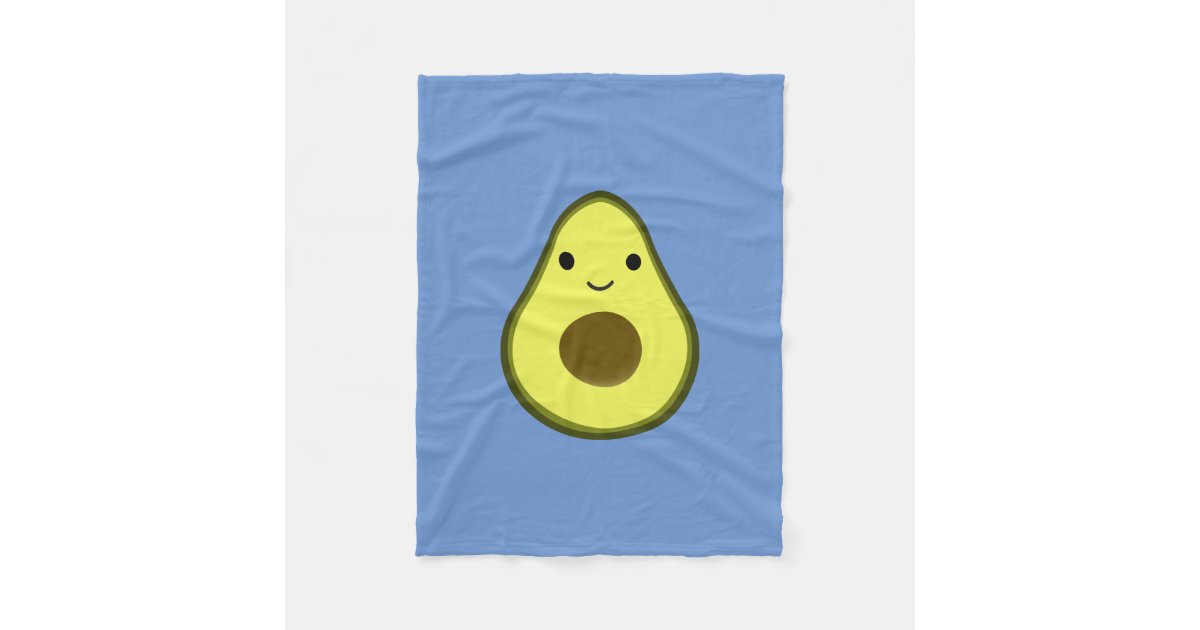 かわいいかわいいのアボカド フリースブランケット Zazzle Co Jp