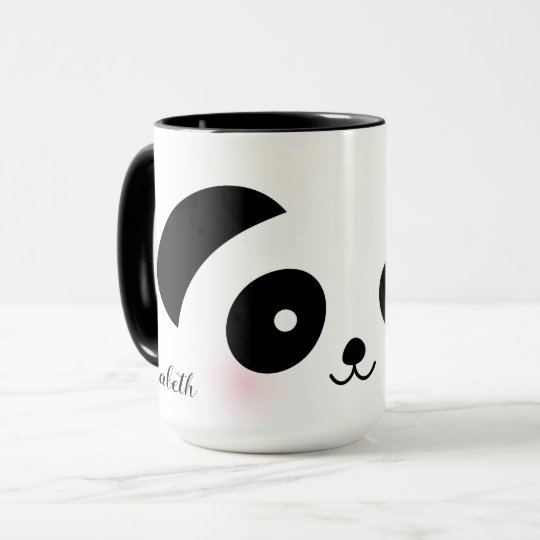かわいいのかわいい漫画のパンダくまの名前をカスタムする マグカップ Zazzle Co Jp かわいいのかわいい漫画のパンダくまの名前をカスタムする マグカップ Zazzle Co Jp