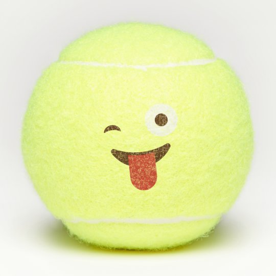 かわいいのかわいい顔文字emojiは直面します テニスボール Zazzle Co Jp