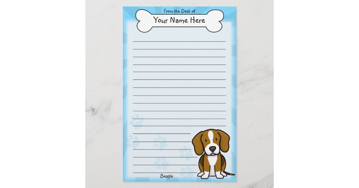 かわいいのビーグル犬の文房具 便箋 Zazzle Co Jp かわいいのビーグル犬の文房具 便箋 Zazzle Co Jp