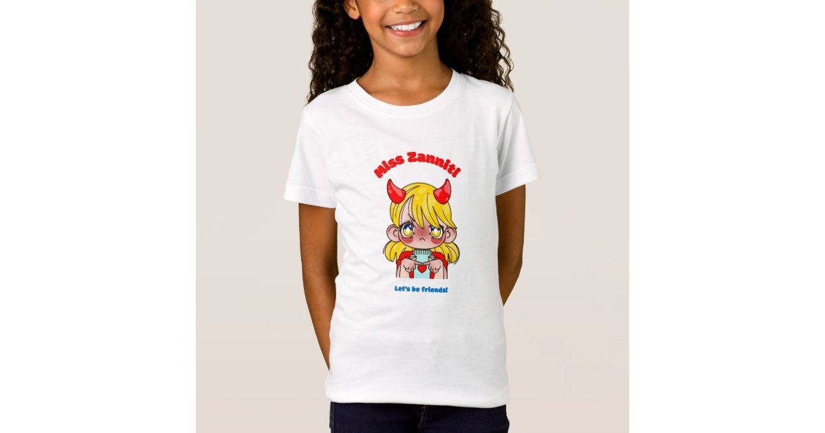 かわいいアニメデザイン Tシャツ Zazzle Co Jp