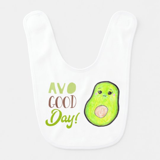 かわいいアボカドのかわいいアボグッドデイフルーツスケッチ ベビービブ Zazzle Co Jp