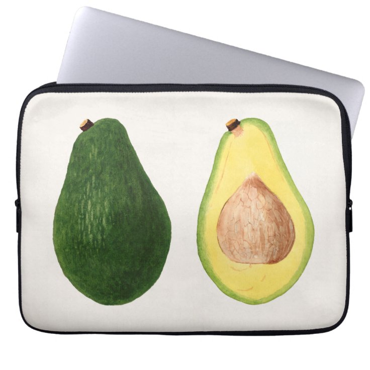 かわいいアボカドのノートパソコンケース ラップトップスリーブ Zazzle Co Jp
