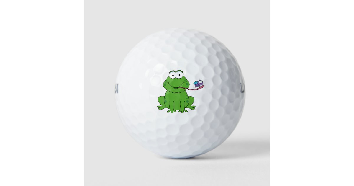 かわいいカエル ゴルフボール Zazzle Co Jp