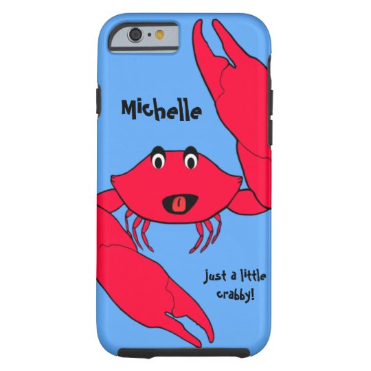 かわいいカニのcrabbyパーソナライズなiphone6ケース Case Mate Iphoneケース Zazzle Co Jp