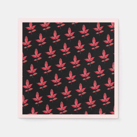 かわいいシックリーフブカラフルラックレッド スタンダードカクテルナプキン Zazzle Co Jp かわいいシックリーフブカラフルラックレッド スタンダードカクテルナプキン Zazzle Co Jp