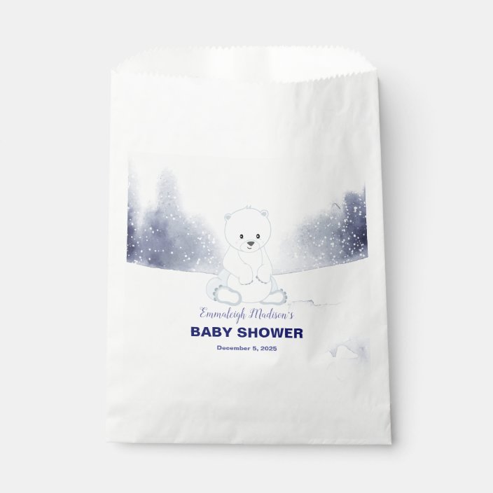 かわいいシロクマのベビーシャワー フェイバーバッグ Zazzle Co Jp かわいいシロクマのベビーシャワー フェイバーバッグ Zazzle Co Jp