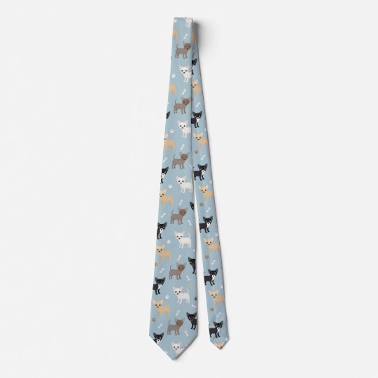 かわいいチワワパターン青 ネクタイ Zazzle Co Jp かわいいチワワパターン青 ネクタイ Zazzle Co Jp