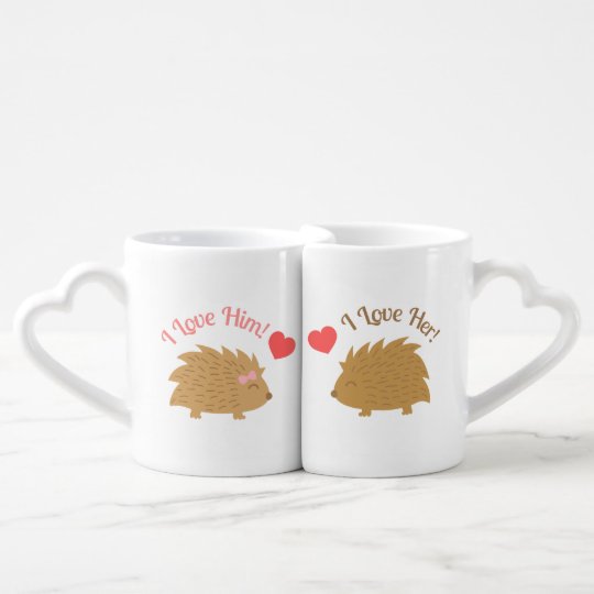 かわいいハリネズミ夫婦の恋 ペアカップ Zazzle Co Jp かわいいハリネズミ夫婦の恋 ペアカップ Zazzle Co Jp