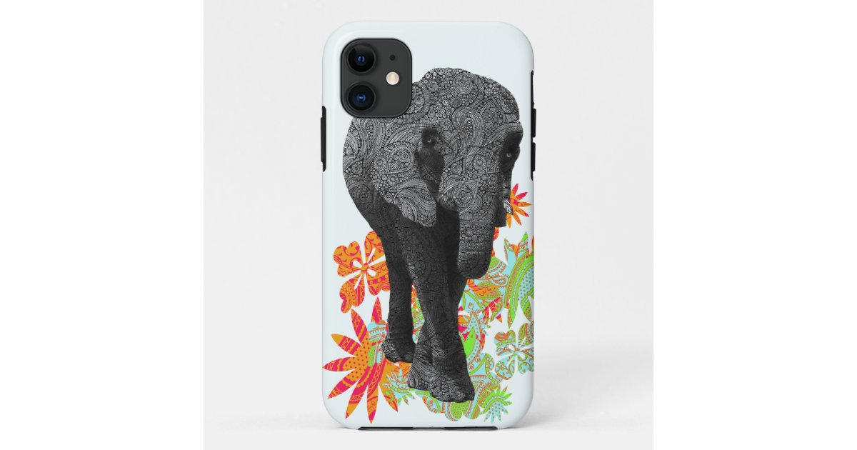 かわいいヒッピー象iphone5の例 Case Mate Iphoneケース Zazzle Co Jp