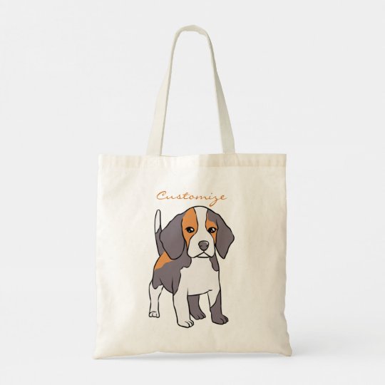 かわいいビーグル犬がサンダーコーブ トートバッグ Zazzle Co Jp