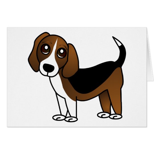 かわいいビーグル犬の漫画犬 Zazzle Co Jp