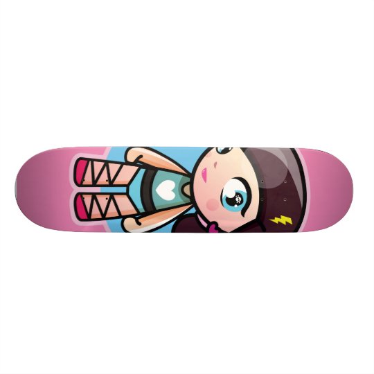 かわいいピンクのバレリーナ スケートボード Zazzle Co Jp