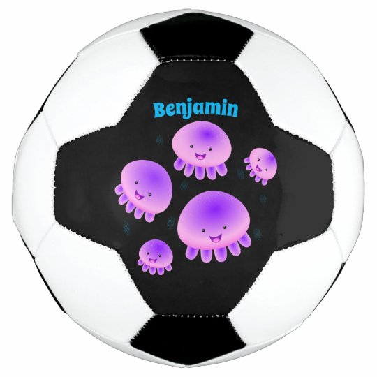 かわいいピンク紫クラゲかわいい漫画 サッカーボール Zazzle Co Jp かわいいピンク紫クラゲかわいい漫画 サッカーボール Zazzle Co Jp