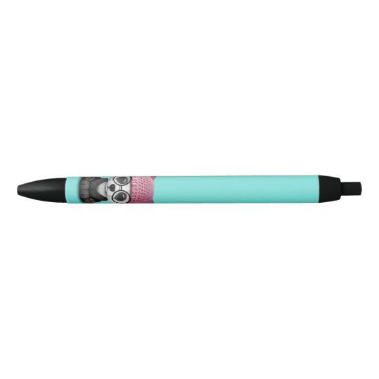 かわいいベビーのパンダの身に着けている猫の帽子 黒ボールペン Zazzle Co Jp かわいいベビーのパンダの身に着けている猫の帽子 黒ボールペン Zazzle Co Jp