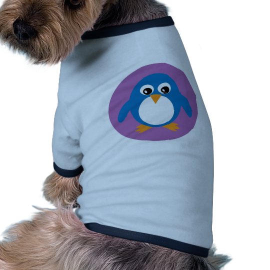かわいいペンギン青い犬のセーター ペット服 Zazzle Co Jp