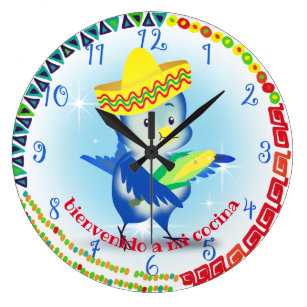 メキシコ壁時計 Zazzle Co Jp