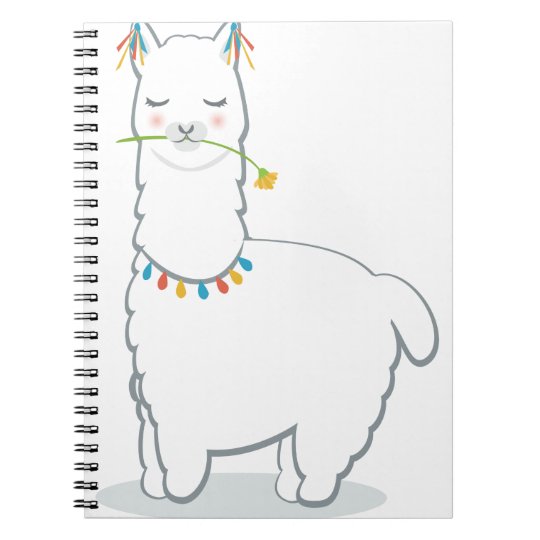 かわいいラマのアルパカ ノートブック Zazzle Co Jp