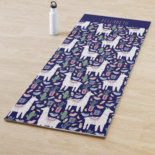 かわいいラマの植物お洒落柄 ヨガマット Zazzle Co Jp かわいいラマの植物お洒落柄 ヨガマット Zazzle Co Jp