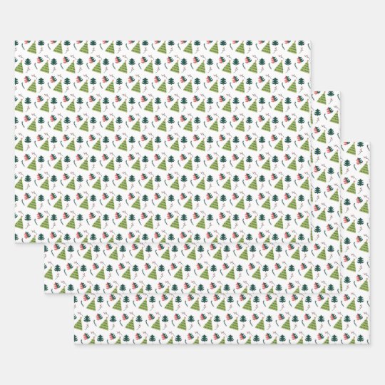 かわいいレトロのクリスマスツリー ラッピングペーパーシート Zazzle Co Jp かわいいレトロのクリスマスツリー ラッピングペーパーシート Zazzle Co Jp