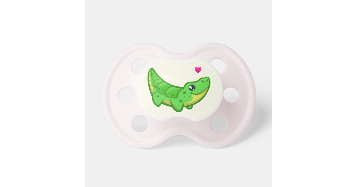 かわいいワニ愛かわいいの漫画の女の赤ちゃん おしゃぶり Zazzle Co Jp かわいいワニ愛かわいいの漫画の女の赤ちゃん おしゃぶり Zazzle Co Jp