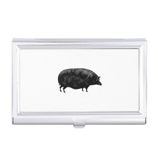 かわいいヴィンテージのブタ 名刺入れ Zazzle Co Jp